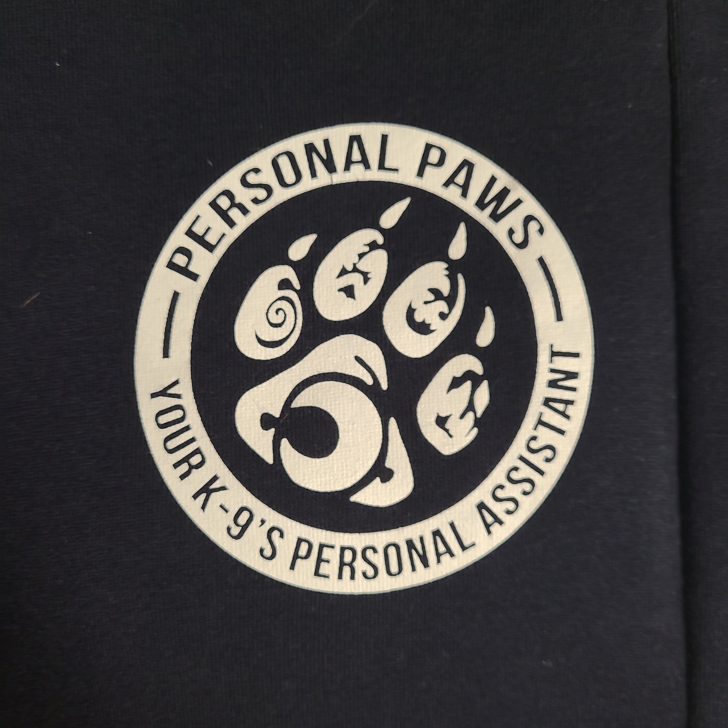 Navy Blue Logo Human Sweatpants